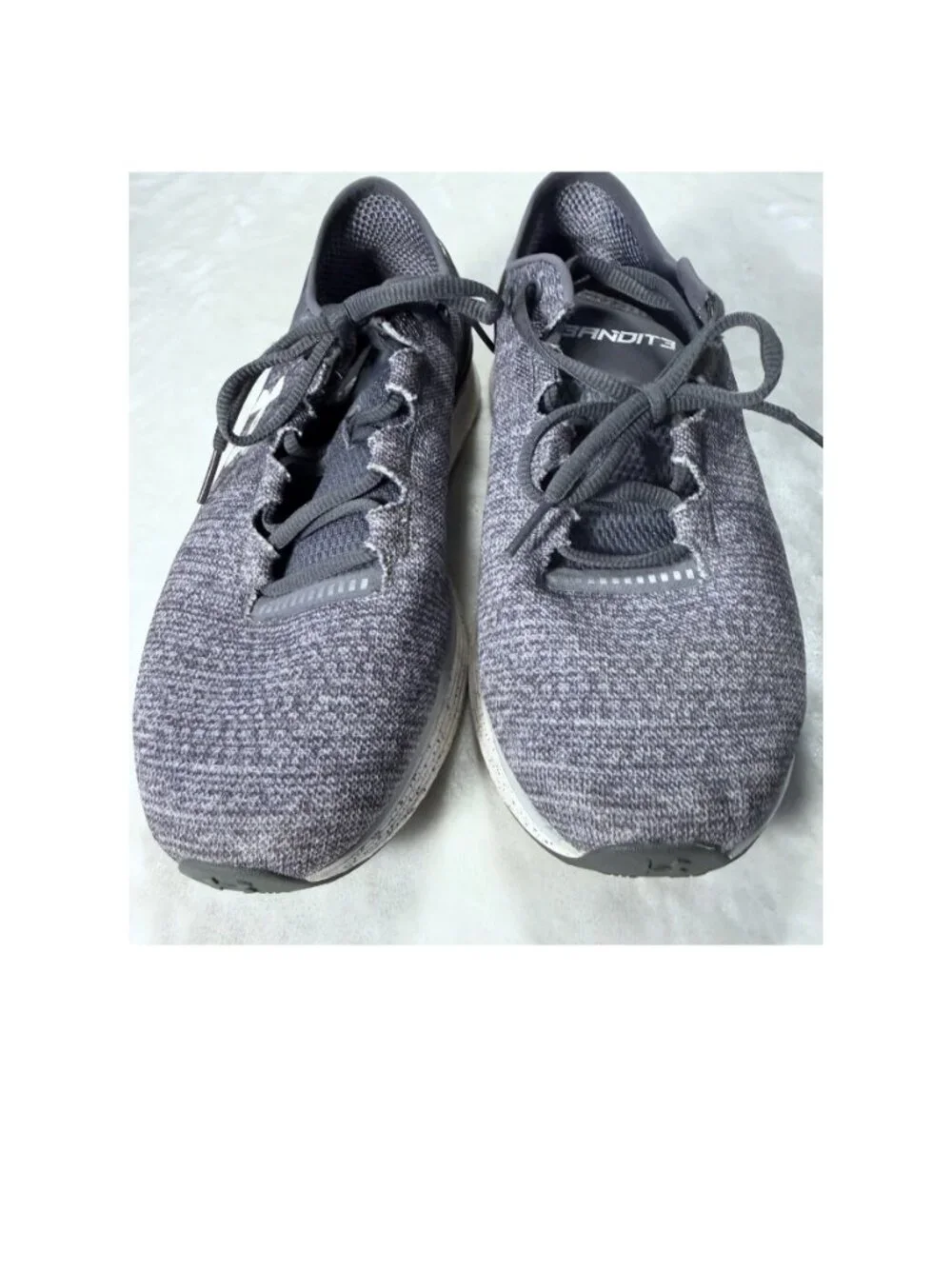 Under Armour Charged Bandit Gray Running Shoes Men's 9.5 Athleisure